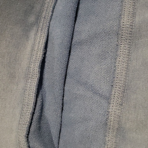 J. Crew Light Blue Crop Half Zip Pullover Lightweight Sweatshirt Large - Picture 3 of 10